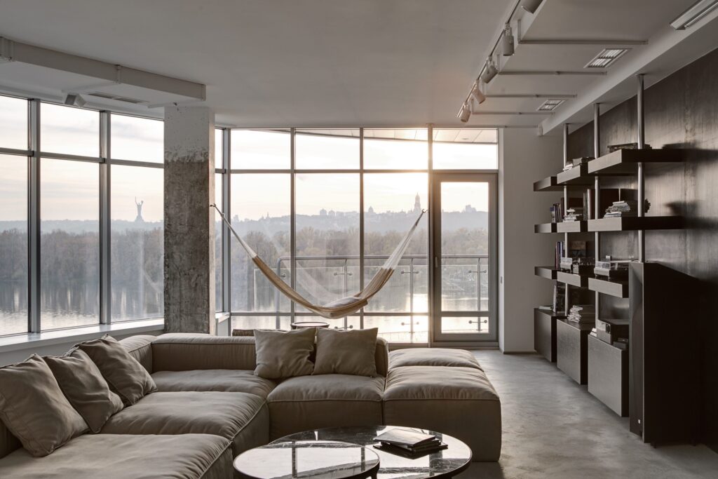 floor-to-ceiling windows