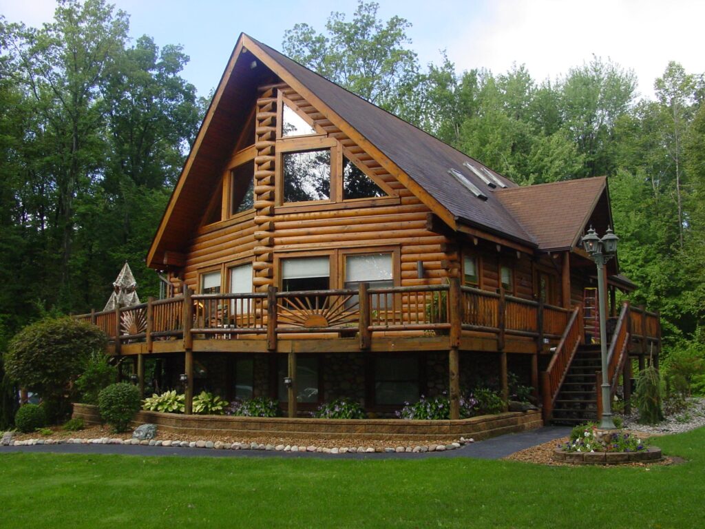 Wooden houses